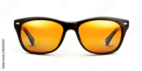 Modern Fashion Sunglasses in Stylish Brown and Yellow Tones