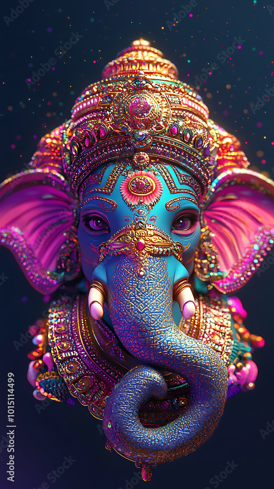 Ganesha, phone wallpaper, the God of Wealth and Success Ganesha, phone wallpaper, the God of Wealth and Success