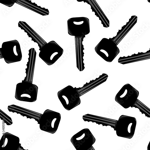 Vector key icon isolated on white background. Key icon. Lock or unlock sign. Padlock. Lock symbol. Unblock. Password icon. Access sign. Private access. Logo template. Safety symbol. Door key.