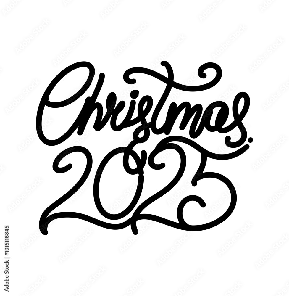 2025, lettering, sketch, black, white, new year 2025, lettering, sketch, black, white, new year