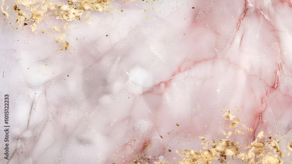Elegant pink marble background with golden accents for luxurious design projects Elegant pink marble background with golden accents for luxurious design projects