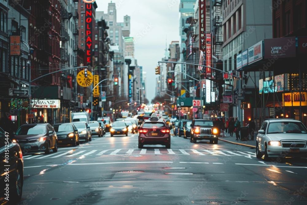 Urban streets at dusk showcasing vibrant local life, ideal for capturing the essence of city hustle and bustle across various locations Urban streets at dusk showcasing vibrant local life, ideal for capturing the essence of city hustle and bustle across various locations