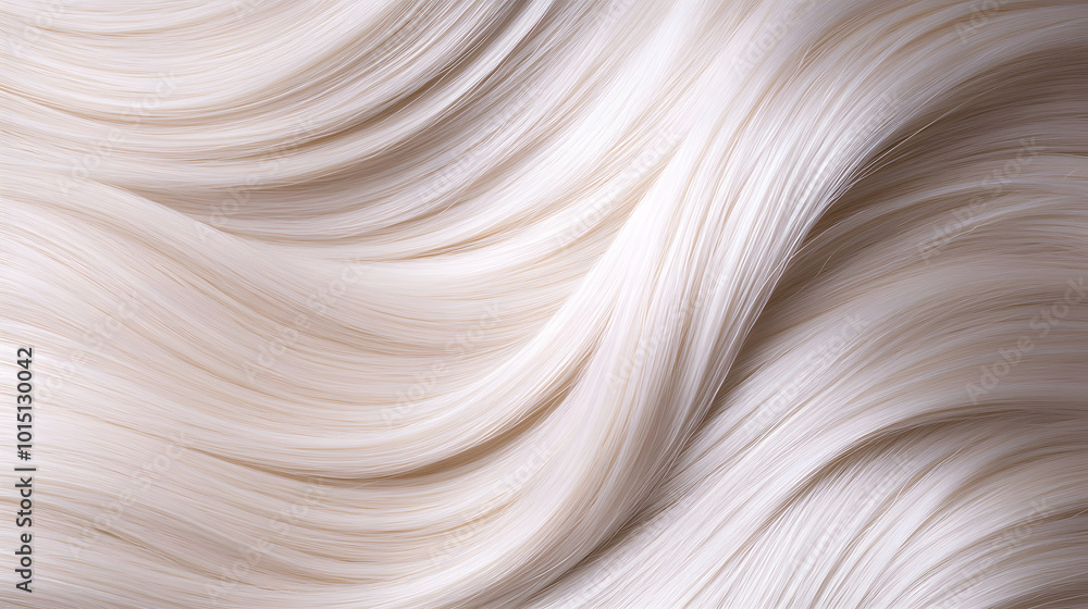 Close-Up of Perfect Platinum Blonde Hair | Radiant Shine and Luxurious Texture Close-Up of Perfect Platinum Blonde Hair | Radiant Shine and Luxurious Texture