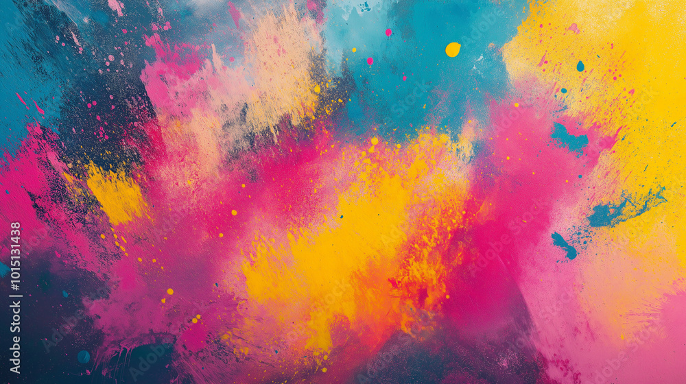 Colorful paint splatter on a vibrant background, creating a bold and artistic effect, perfect for themes of creativity, artistic freedom, and modern art. Colorful paint splatter on a vibrant background, creating a bold and artistic effect, perfect for themes of creativity, artistic freedom, and modern art.