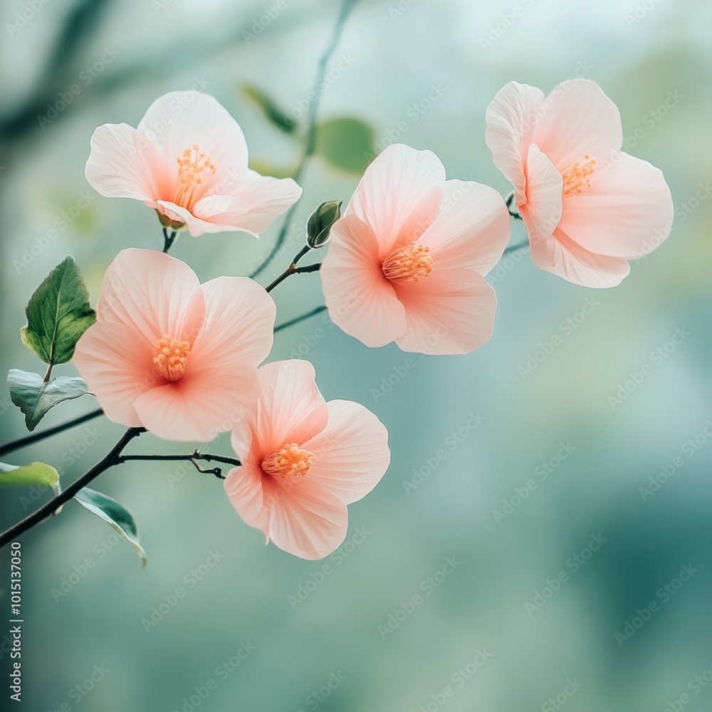 Vibrant Pink Spring Flowers Blooming in Lush Garden Nature Scene Vibrant Pink Spring Flowers Blooming in Lush Garden Nature Scene