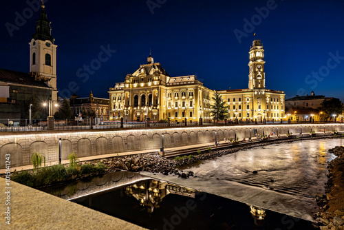 Cuadro en lienzo The City of Oradea in Romania