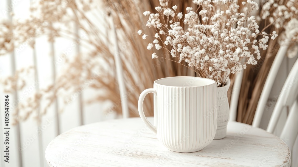 A single-color kitchen table with classic wall panels in the background, ready for eco-beauty product mockups. The minimalist setting creates a refined atmosphere. A single-color kitchen table with classic wall panels in the background, ready for eco-beauty product mockups. The minimalist setting creates a refined atmosphere.