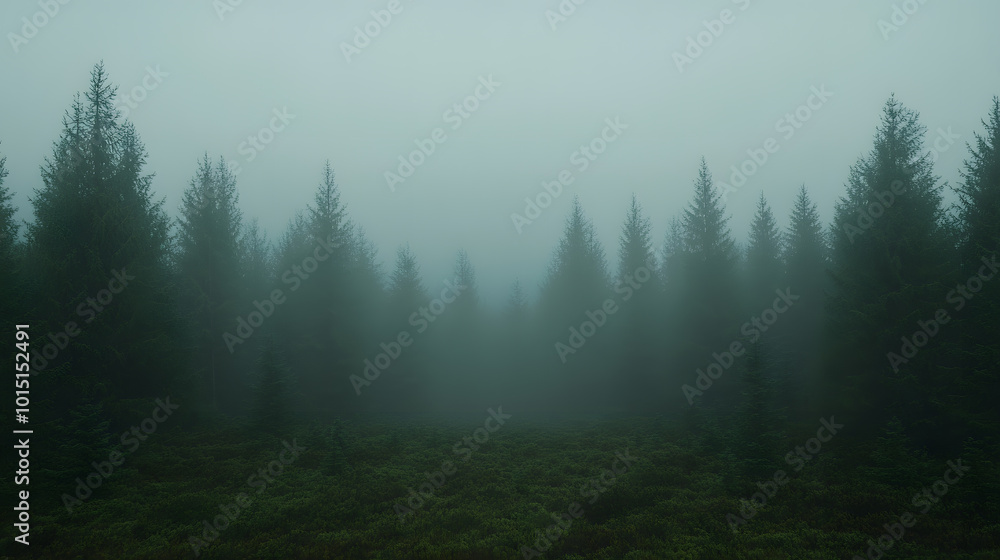 Forest of Tall Coniferous Trees with Pines | Serene Woodland Landscape with Towering Evergreens Forest of Tall Coniferous Trees with Pines | Serene Woodland Landscape with Towering Evergreens