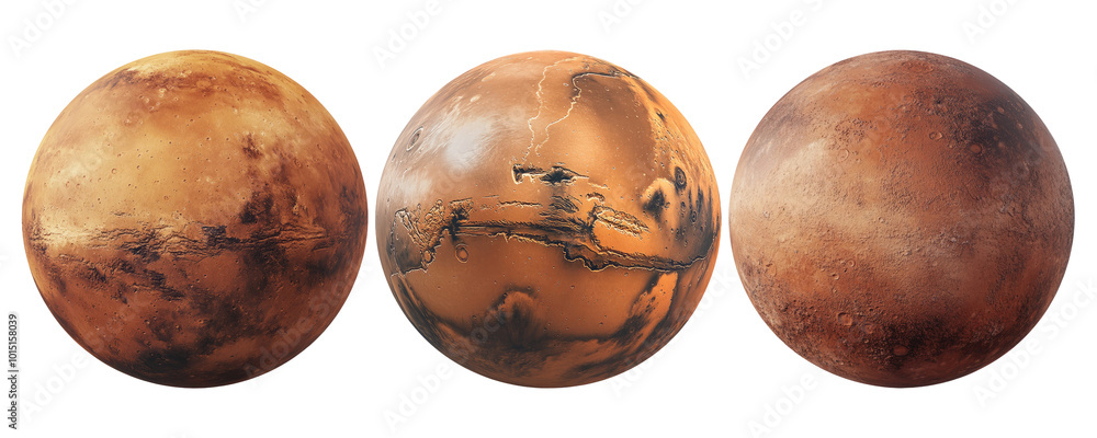 Fototapeta premium Realistic Mars Planet Textures for Digital Art