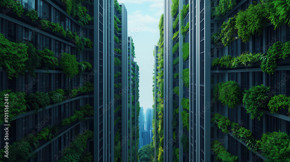 stunning view of futuristic cityscape featuring vertical gardens and lush greenery integrated into modern architecture, showcasing sustainability and innovation stunning view of futuristic cityscape featuring vertical gardens and lush greenery integrated into modern architecture, showcasing sustainability and innovation