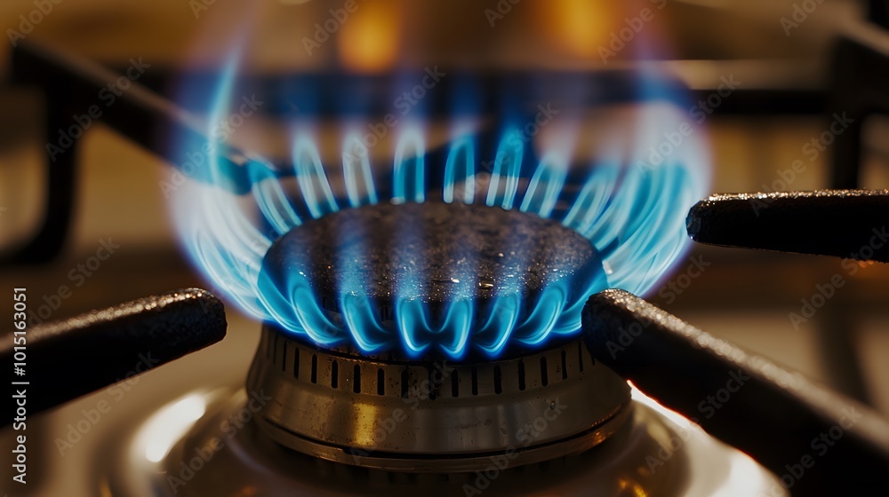 Fiery Blue Dance:isolate on white background. An up-close shot of an LPG flame in a gas stove burner. The vibrant blue hues intertwine, creating a mesmerizing dance of heat and purity. Copy Fiery Blue Dance:isolate on white background. An up-close shot of an LPG flame in a gas stove burner. The vibrant blue hues intertwine, creating a mesmerizing dance of heat and purity. Copy