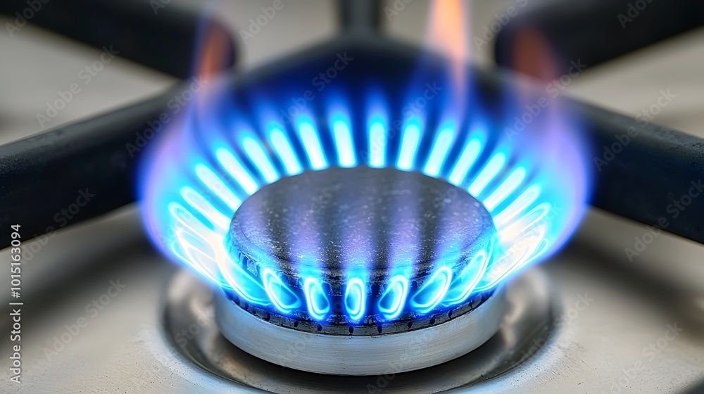 Fiery Blue Dance:isolate on white background. An up-close shot of an LPG flame in a gas stove burner. The vibrant blue hues intertwine, creating a mesmerizing dance of heat and purity. Copy Fiery Blue Dance:isolate on white background. An up-close shot of an LPG flame in a gas stove burner. The vibrant blue hues intertwine, creating a mesmerizing dance of heat and purity. Copy