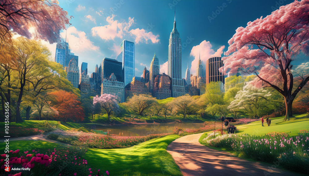 Fototapeta premium Fantasy New York