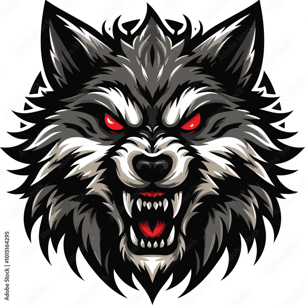 Fototapeta premium wolf vector