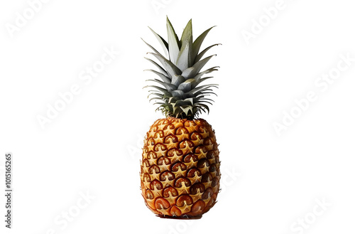 Pineapple fruit isolated on transparent png