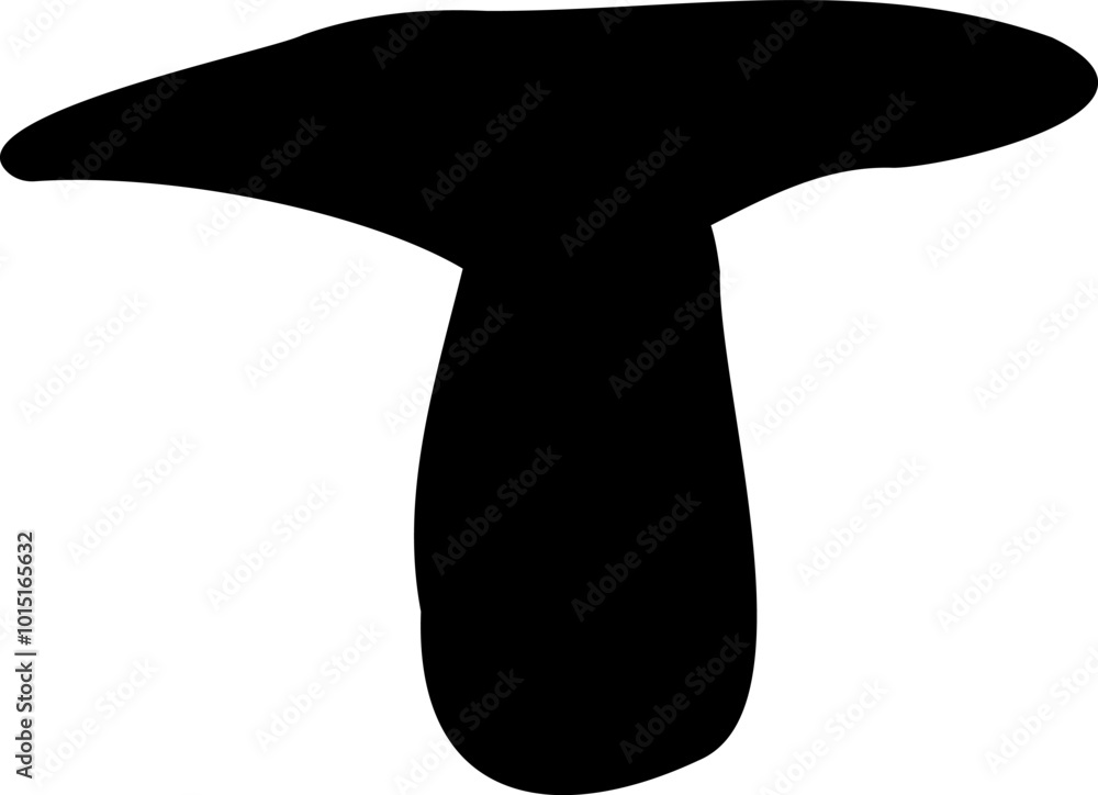 Mushroom silhouette icon vector image. Big set of mushroom - Edible and non-edible mushrooms. Vector illustration Mushroom silhouette icon vector image. Big set of mushroom - Edible and non-edible mushrooms. Vector illustration