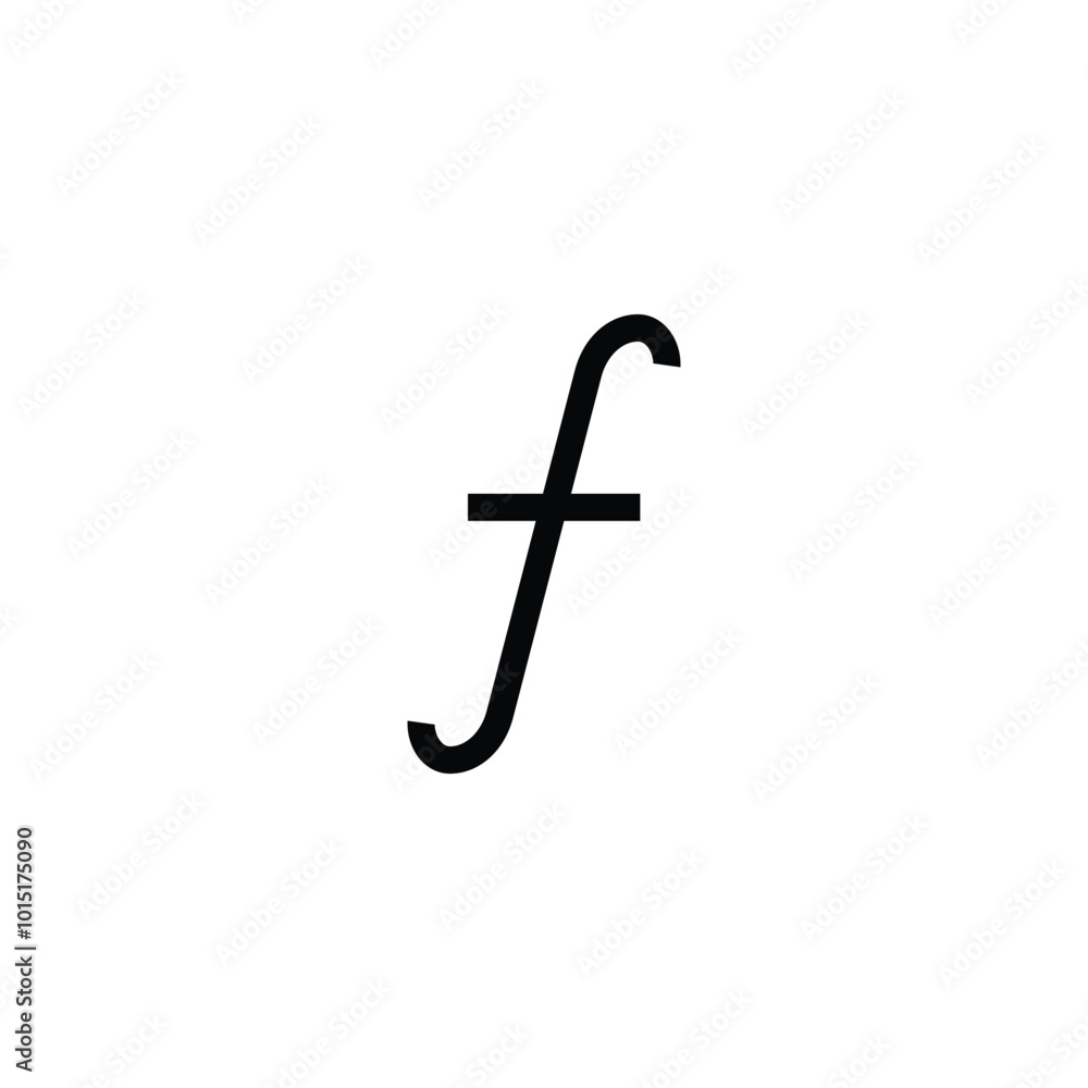 mathematical intergal symbol icon illustration mathematical intergal symbol icon illustration