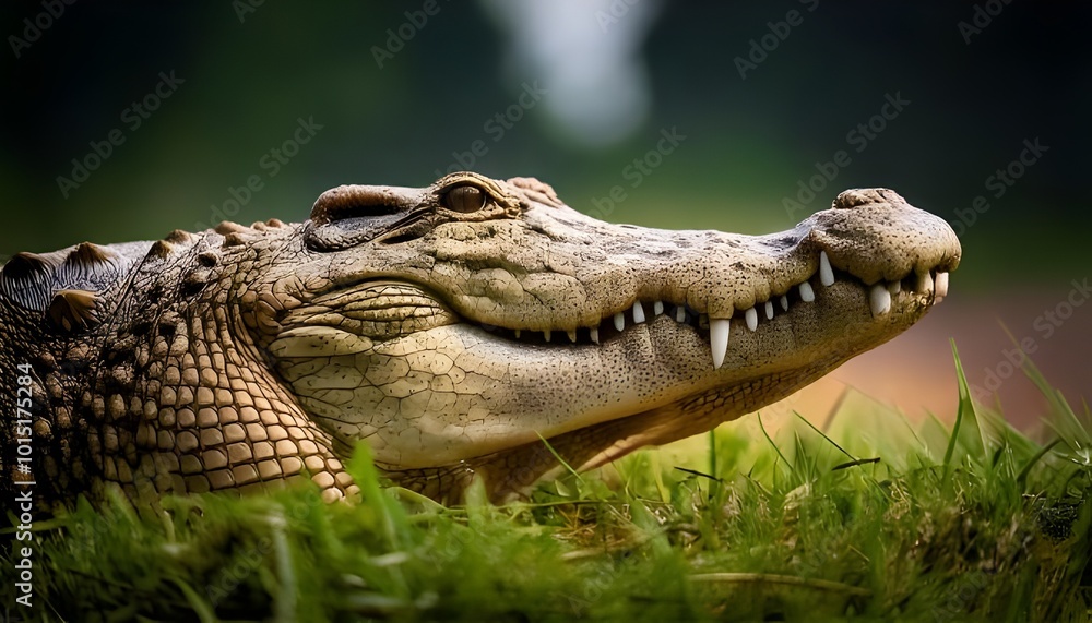 Obraz premium close up of a crocodile