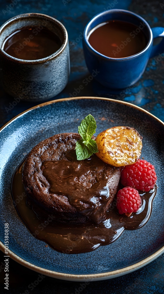 The dessert on the plate looks delicious and colorful. It can be used to advertise the restaurant menu or online desserts to attract customers' attention and increase sales effectively. The dessert on the plate looks delicious and colorful. It can be used to advertise the restaurant menu or online desserts to attract customers' attention and increase sales effectively.