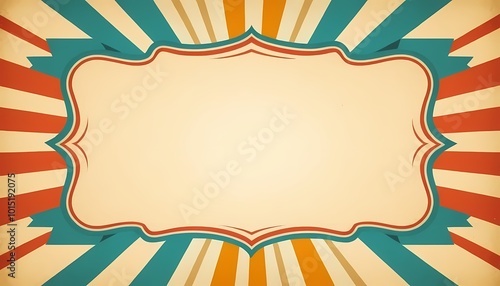 vintage background with frame for text