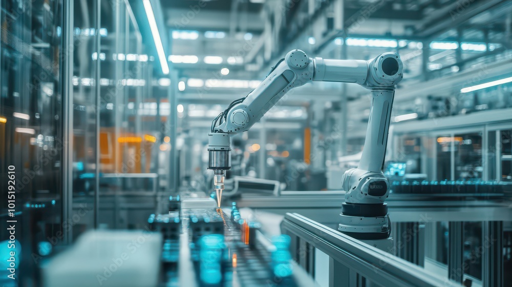 Advanced Robotic Arm in Industrial Automation Advanced Robotic Arm in Industrial Automation