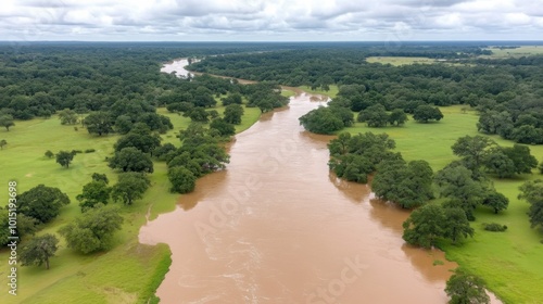 Beautiful Riverbed After a Flooding Event