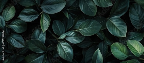 Wallpaper Mural Dark Green Foliage Torontodigital.ca