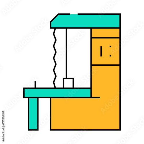 band saws line icon vector. band saws sign. isolated symbol illustration
