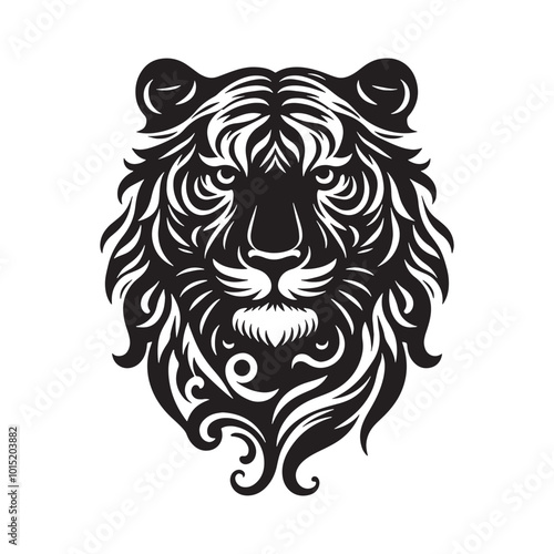 tiger head icon photo