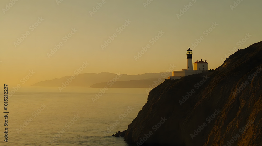 Lighthouse on a Cliff | Iconic Coastal Structure Guiding Ships with Majestic Views Lighthouse on a Cliff | Iconic Coastal Structure Guiding Ships with Majestic Views