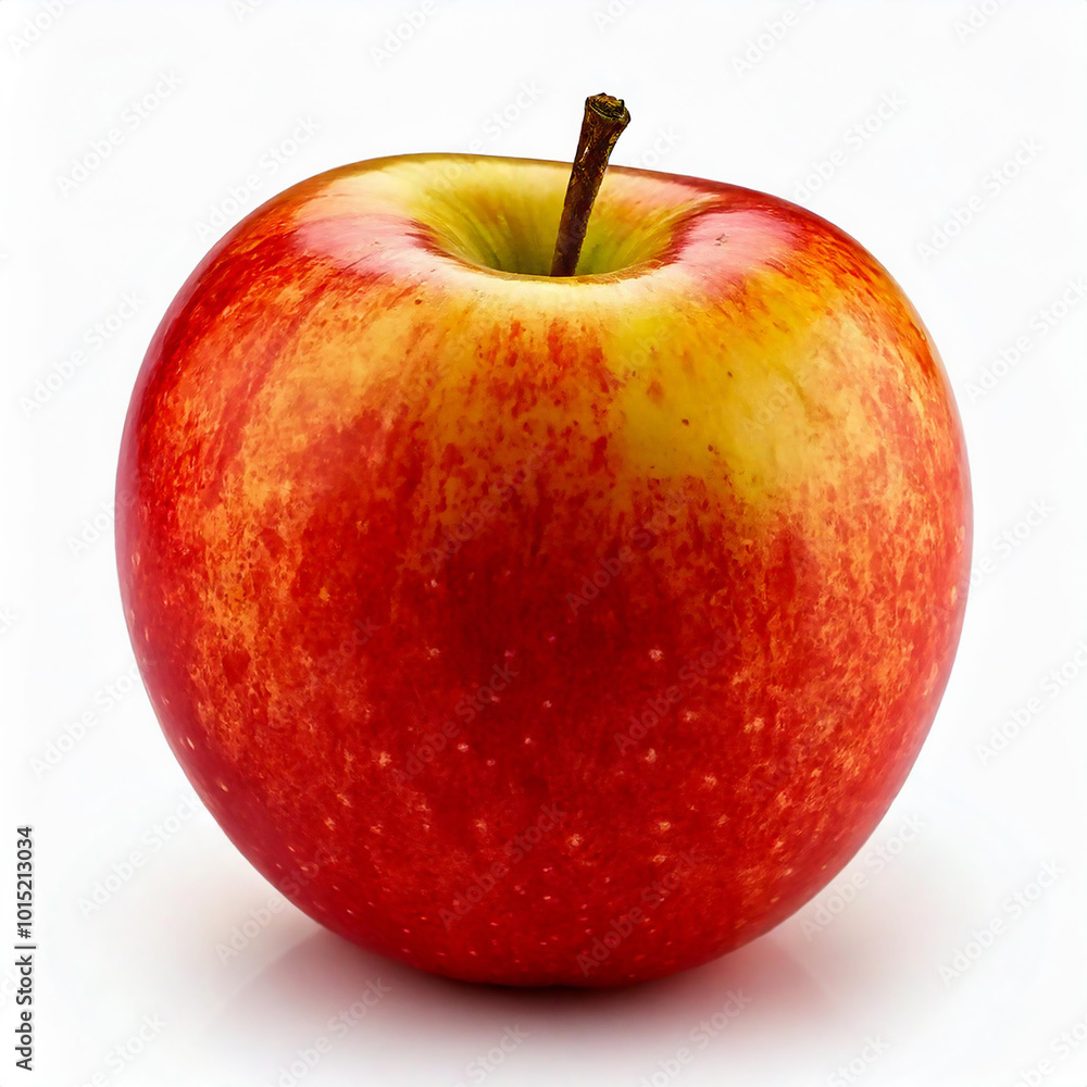 Honey Crisp Apple - Fresh Malus Pumila Isolated on White Background Honey Crisp Apple - Fresh Malus Pumila Isolated on White Background