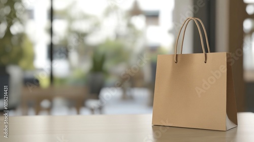 Wallpaper Mural Brown Paper Bag on a Table Torontodigital.ca