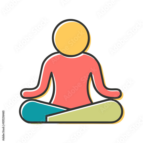 Meditation in the lotus position