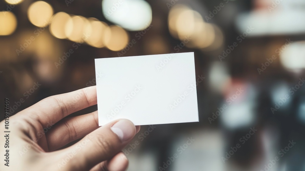 Blank Card Mockup Blank Card Mockup
