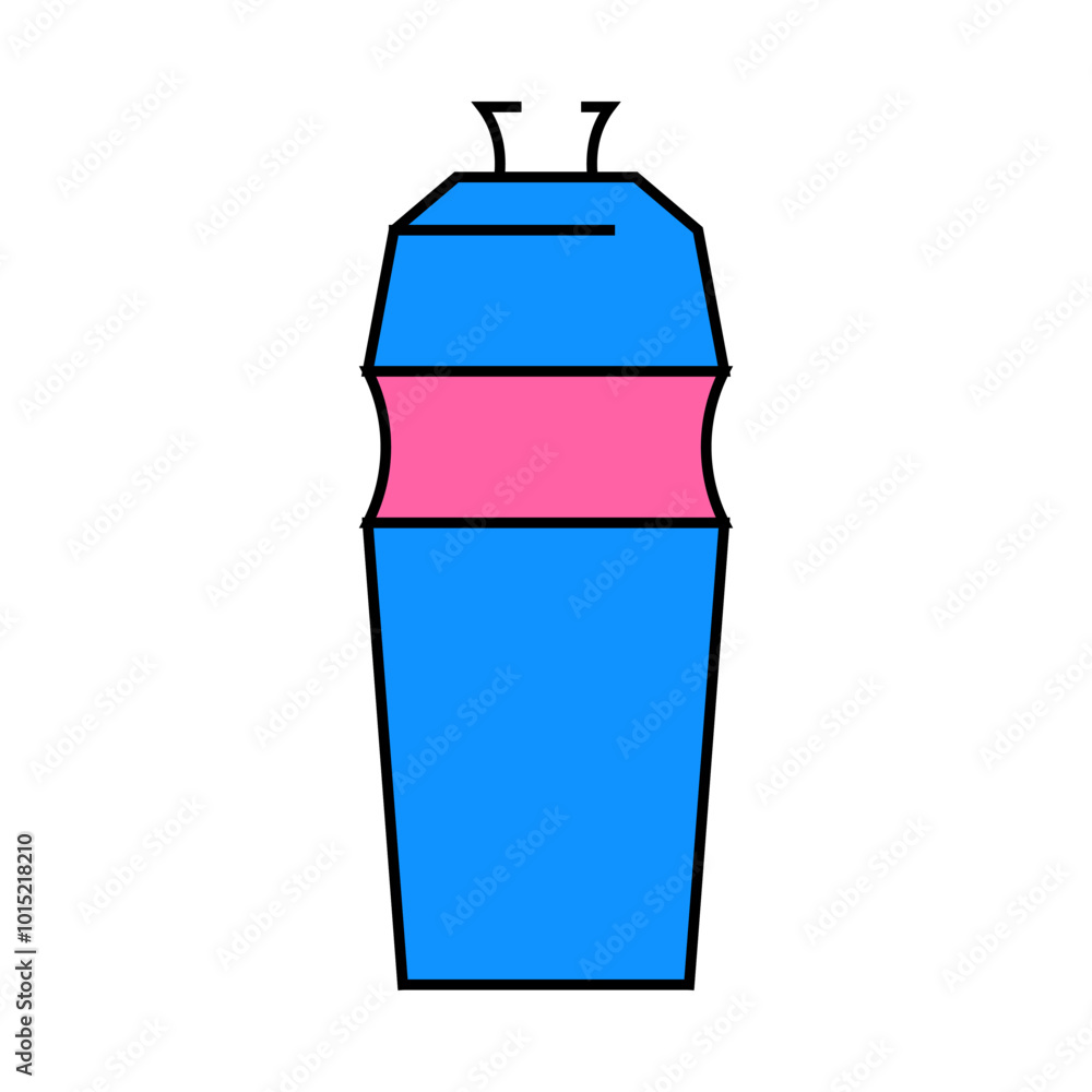 water bottle line icon vector. water bottle sign. isolated symbol illustration water bottle line icon vector. water bottle sign. isolated symbol illustration