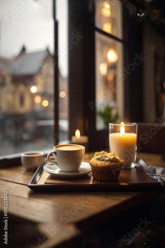 cup of coffee on the table