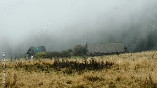old house in the mountains
