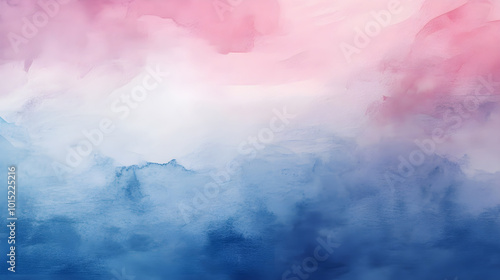 A soft watercolor background brush stroke blending multiple shades into a dreamy abstract composition