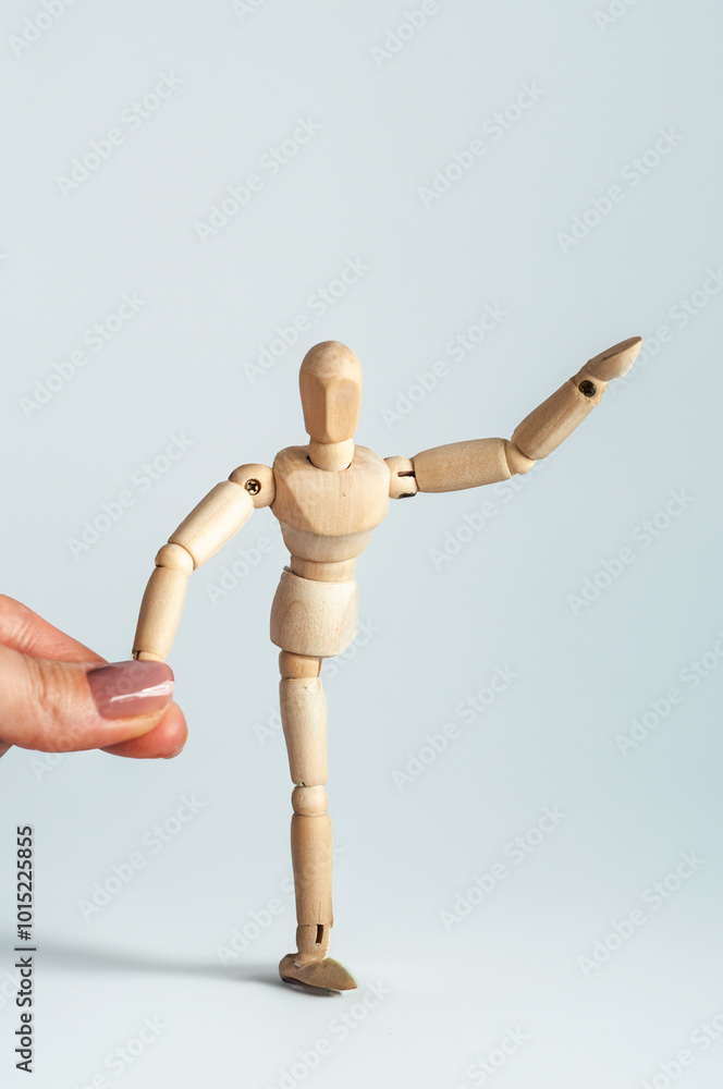 A person with a disability receives an outstretched hand to help A person with a disability receives an outstretched hand to help