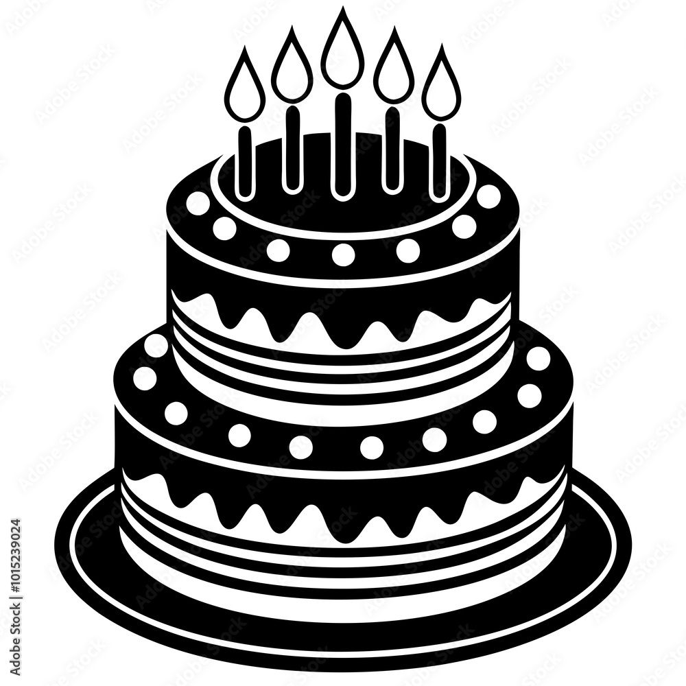birthday cake with candles birthday cake with candles