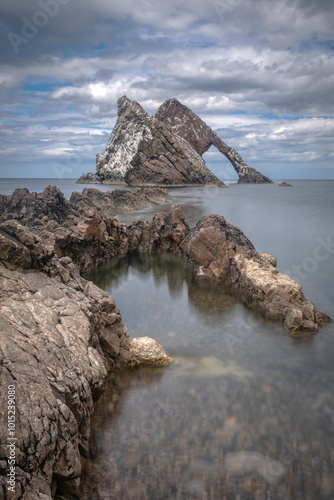 Bow Fiddle Rock from the Beach