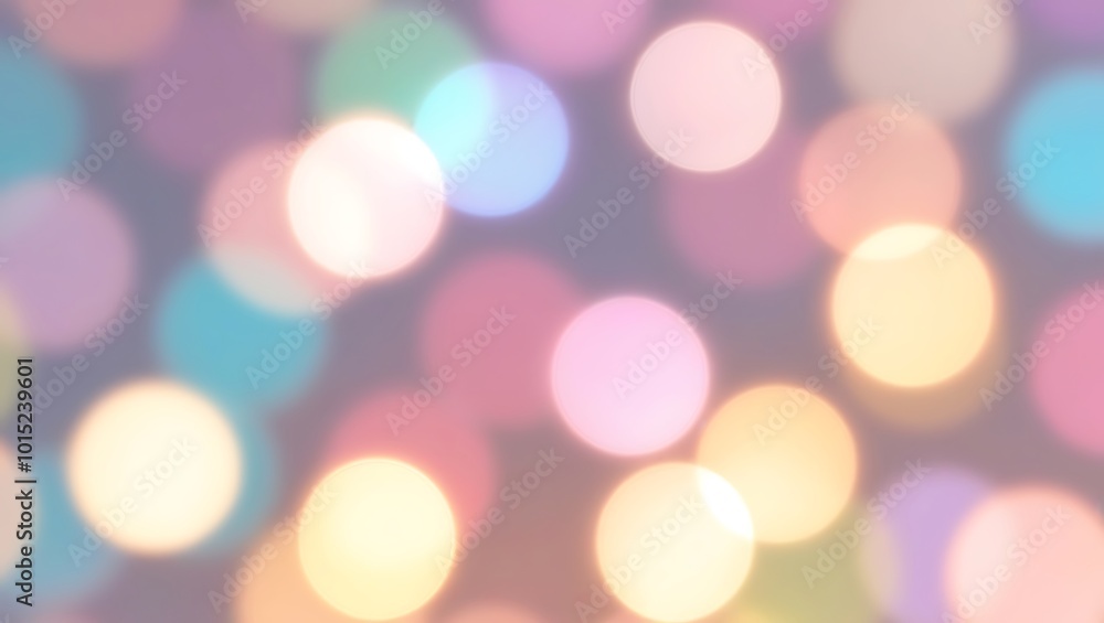 Obraz premium Abstract colorful bokeh background. Generative Ai.