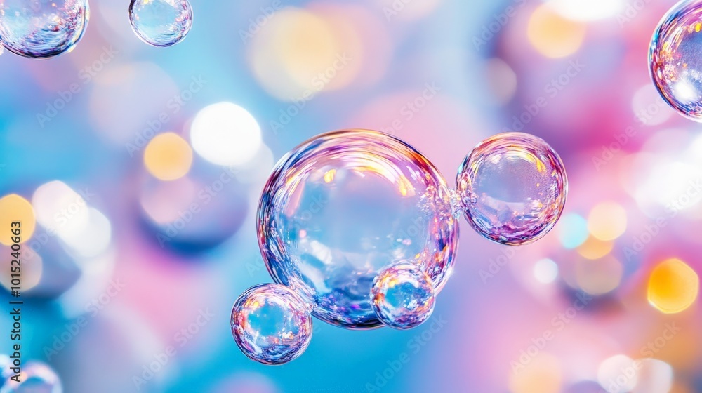 Colorful Ethereal Bubble Bliss Colorful Ethereal Bubble Bliss
