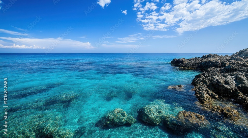 Crystal Clear Water in the Mediterranean Crystal Clear Water in the Mediterranean