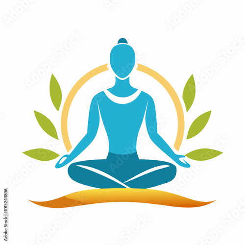 yoga in the lotus position