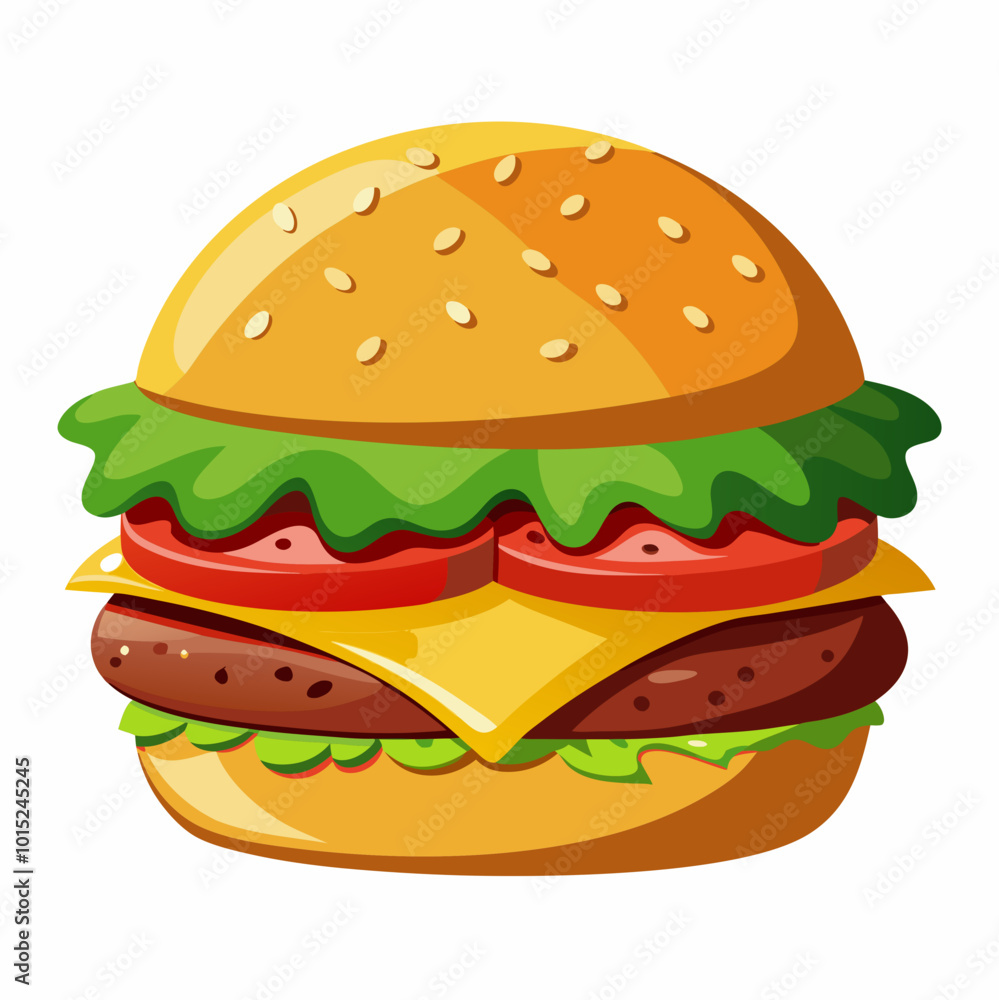 hamburger isolated on white background hamburger isolated on white background