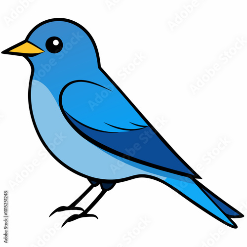 blue bird on a branch