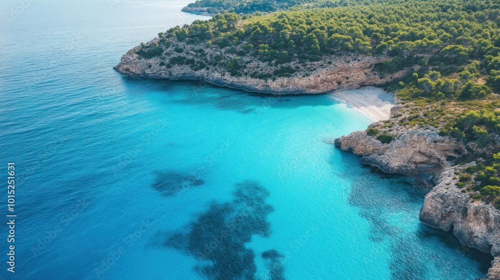 Aerial View of Secluded Cove Aerial View of Secluded Cove