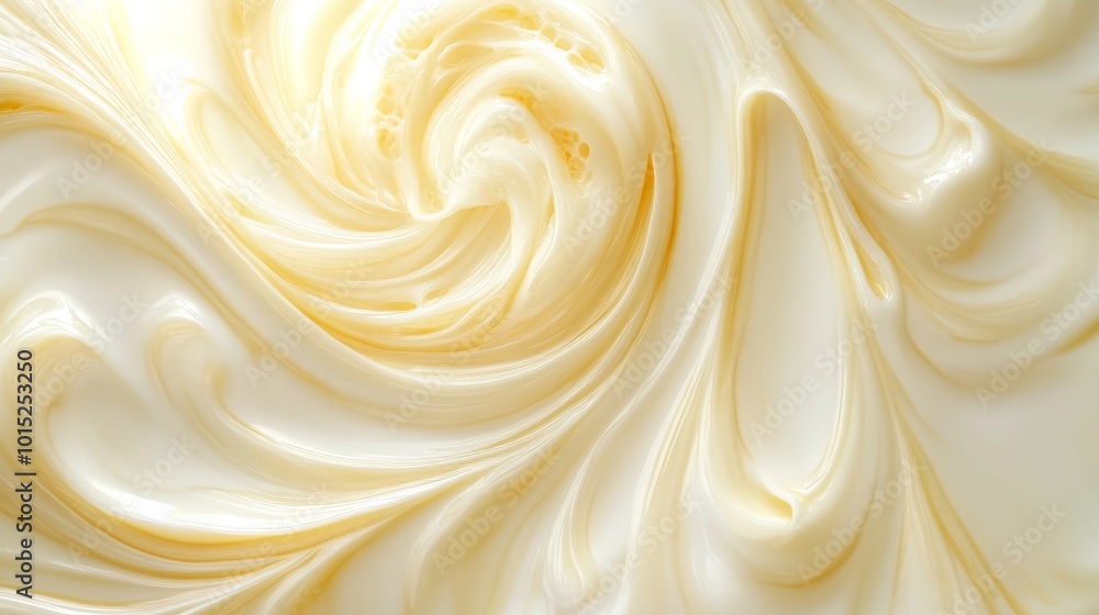 Creamy Swirl: A Dreamy Textural Masterpiece Creamy Swirl: A Dreamy Textural Masterpiece