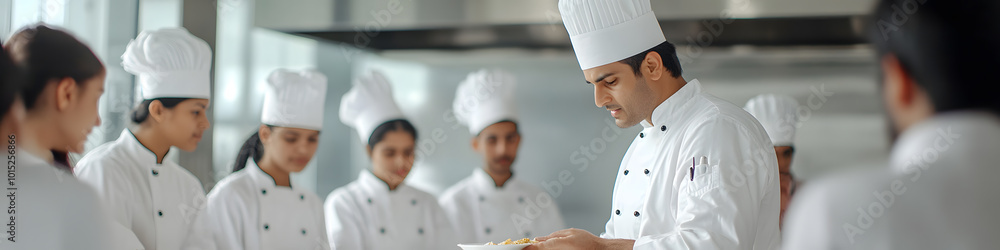 Head Chef of a Culinary School Teaching a Group | Engaging Culinary Education and Skills Development Head Chef of a Culinary School Teaching a Group | Engaging Culinary Education and Skills Development